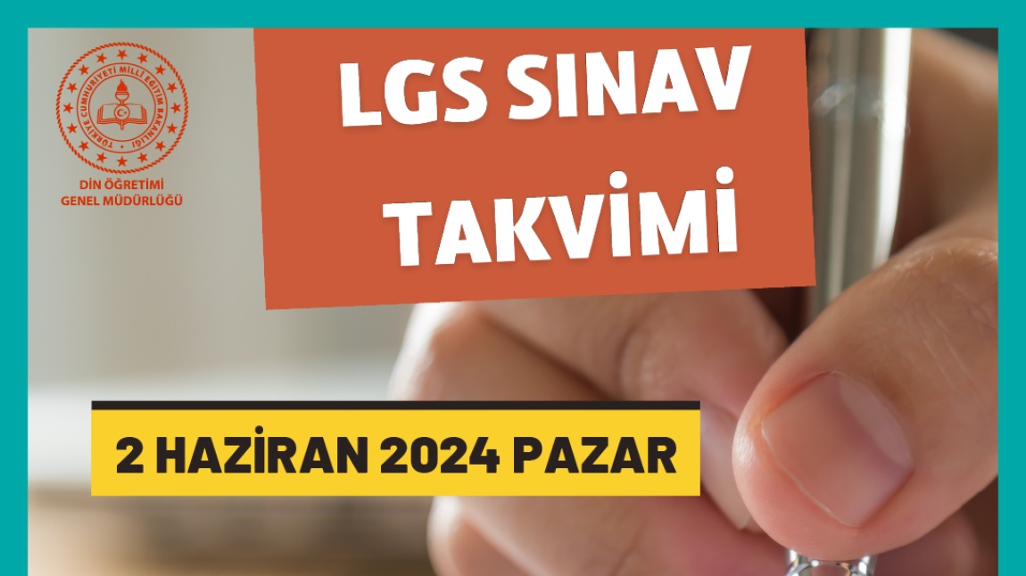 2024 LGS SINAV TAKVİMİ - Şehit Orkun Alp Arslan Kız Anadolu İmam Hatip ...